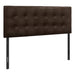 I 6000F Bed - Full Size / Brown Leather-Look Headboard Only - Furniture Depot (7881126248696)