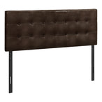I 6000Q Bed - Queen Size / Brown Leather-Look Headboard Only - Furniture Depot