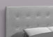 I 6001F Bed - Full Size / Grey Leather-Look Headboard Only - Furniture Depot