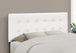 I 6002F Bed - Full Size / White Leather-Look Headboard Only - Furniture Depot (7881126412536)