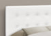 I 6002F Bed - Full Size / White Leather-Look Headboard Only - Furniture Depot (7881126412536)