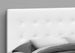 I 6002Q Bed - Queen Size / White Leather-Look Headboard Only - Furniture Depot