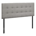 I 6003F Bed - Full Size / Grey Linen Headboard Only - Furniture Depot (7881126543608)