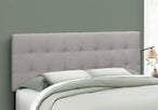 I 6003Q Bed - Queen Size / Grey Linen Headboard Only - Furniture Depot (7881126609144)