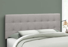 Load image into Gallery viewer, I 6003Q Bed - Queen Size / Grey Linen Headboard Only - Furniture Depot (7881126609144)