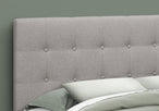 I 6003Q Bed - Queen Size / Grey Linen Headboard Only - Furniture Depot (7881126609144)