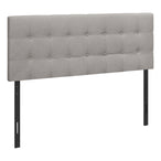 I 6003Q Bed - Queen Size / Grey Linen Headboard Only - Furniture Depot (7881126609144)