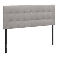 Load image into Gallery viewer, I 6003Q Bed - Queen Size / Grey Linen Headboard Only - Furniture Depot (7881126609144)