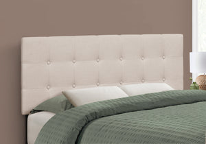 I 6004F Bed - Full Size / Beige Linen Headboard Only - Furniture Depot (7881126641912)
