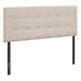 I 6004F Bed - Full Size / Beige Linen Headboard Only - Furniture Depot (7881126641912)