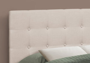 I 6004F Bed - Full Size / Beige Linen Headboard Only - Furniture Depot (7881126641912)