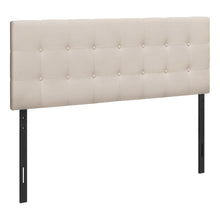 Load image into Gallery viewer, I 6004Q Bed - Queen Size / Beige Linen Headboard Only - Furniture Depot (7881126674680)