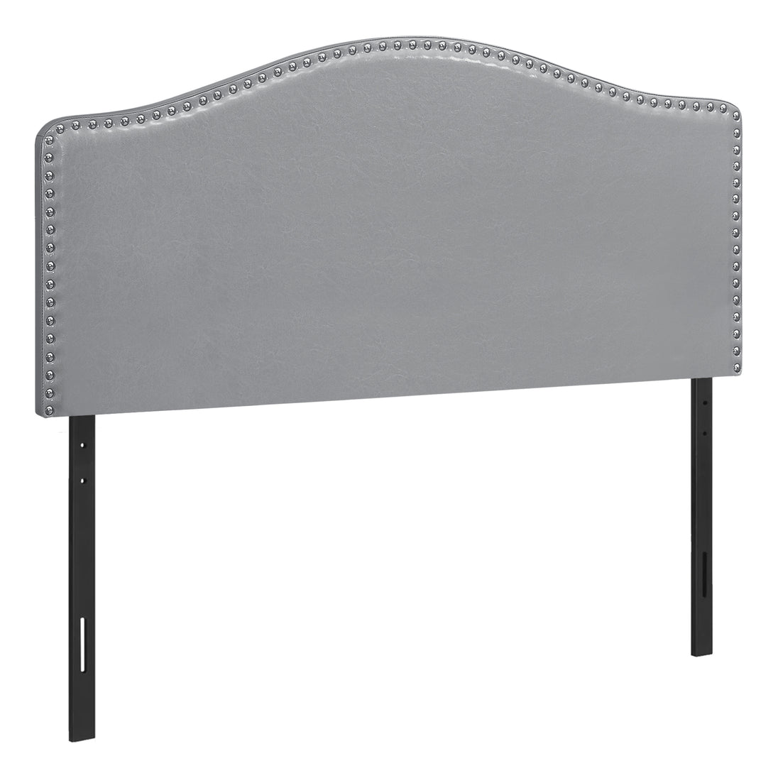 I 6011F Bed - Full Size / Grey Leather-Look Headboard Only - Furniture Depot (7881126805752)