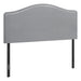 I 6011F Bed - Full Size / Grey Leather-Look Headboard Only - Furniture Depot (7881126805752)
