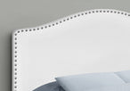 I 6012F Bed - Full Size / White Leather-Look Headboard Only - Furniture Depot (7881126904056)