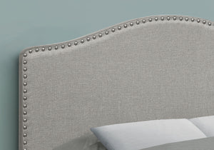 I 6013F Bed - Full Size / Grey Linen Headboard Only - Furniture Depot (7881127002360)