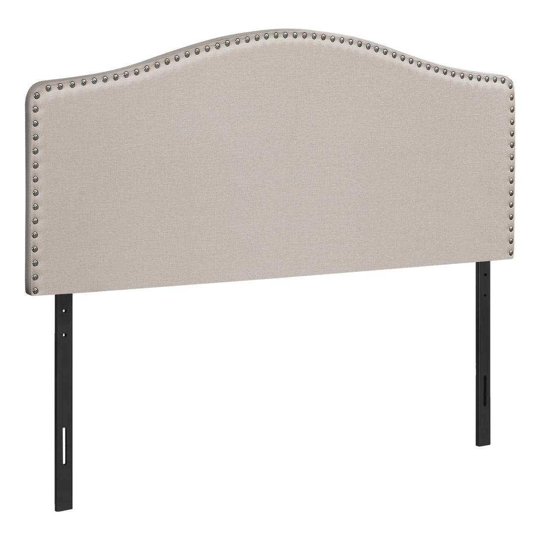 I 6014Q Bed - Queen Size / Beige Linen Headboard Only - Furniture Depot (7881127133432)