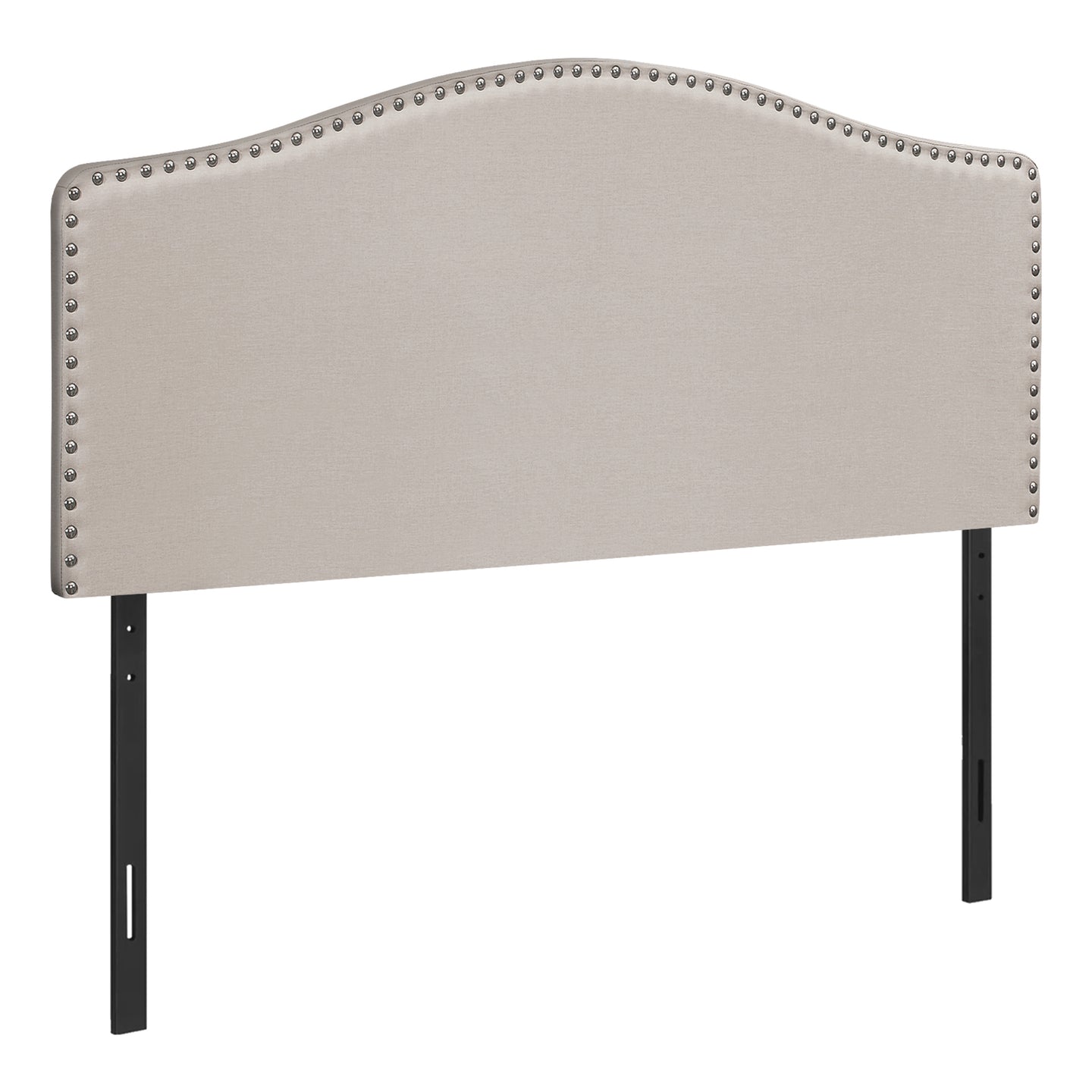 I 6014Q Bed - Queen Size / Beige Linen Headboard Only - Furniture Depot (7881127133432)