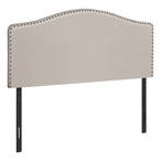 I 6014Q Bed - Queen Size / Beige Linen Headboard Only - Furniture Depot (7881127133432)