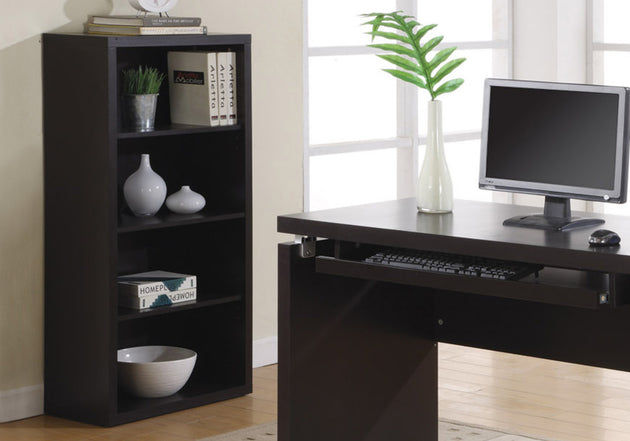 I 7005 Bookcase - 48"H / Espresso With Adjustable Shelves - Furniture Depot (7881127461112)