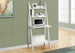 I 7040 Computer Desk - 61"H / White Ladder Style - Furniture Depot