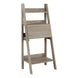 I 7042 Computer Desk - 61"H / Dark Taupe Ladder Style - Furniture Depot