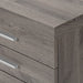 I 7049 Filing Cabinet - 3 Drawer / Dark Taupe On Castors - Furniture Depot (7881128083704)