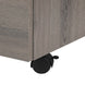 I 7049 Filing Cabinet - 3 Drawer / Dark Taupe On Castors - Furniture Depot (7881128083704)