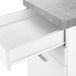 I 7051 Filing Cabinet - 3 Drawer / White / Cement-Look On Castor - Furniture Depot (7881128116472)