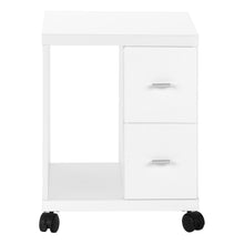 Load image into Gallery viewer, I 7055 Office Cabinet - White With 2 Drawers On Castors - Furniture Depot (7881128149240)