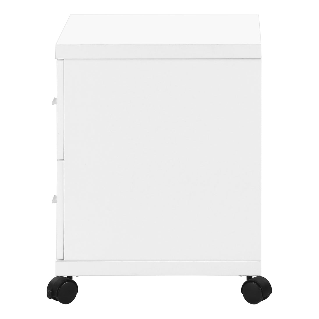 I 7055 Office Cabinet - White With 2 Drawers On Castors - Furniture Depot (7881128149240)