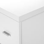 I 7055 Office Cabinet - White With 2 Drawers On Castors - Furniture Depot (7881128149240)
