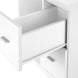 I 7055 Office Cabinet - White With 2 Drawers On Castors - Furniture Depot (7881128149240)