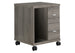 I 7056 Office Cabinet - Dark Taupe With 2 Drawers On Castors - Furniture Depot (7881128182008)