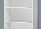 I 7059 Bookcase - 48"H / White With Adjustable Shelves - Furniture Depot (7881128214776)