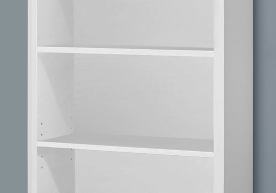 I 7059 Bookcase - 48"H / White With Adjustable Shelves - Furniture Depot (7881128214776)