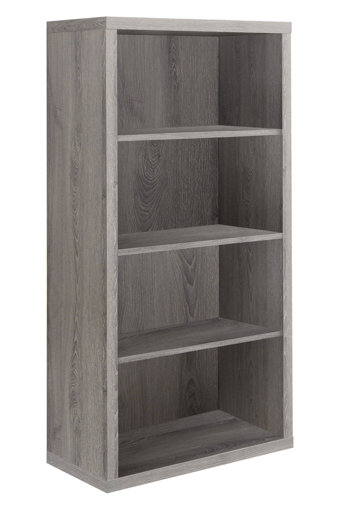 I 7060 Bookcase - 48"H / Dark Taupe With Adjustable Shelves - Furniture Depot (7881128280312)