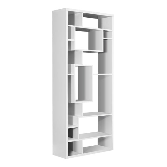 I 7071 Bookcase - 72"H / White - Furniture Depot (7881128378616)