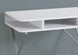 I 7100 Computer Desk - 31"L / White Top / Silver Metal - Furniture Depot (7881128706296)