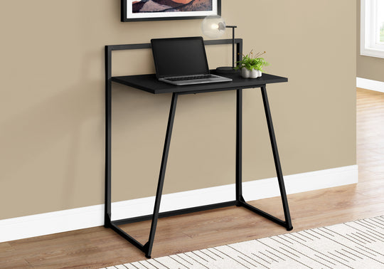 I 7111 Computer Desk - 30"L / Juvenile Black / Black Metal - Furniture Depot (7881128771832)