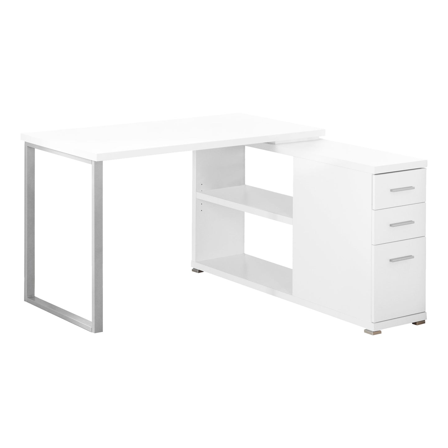 I 7133 Computer Desk - White Left Or Right Facing Corner - Furniture Depot (7881128870136)