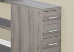I 7134 Computer Desk - Dark Taupe Left Or Right Facing Corner - Furniture Depot