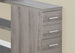 I 7134 Computer Desk - Dark Taupe Left Or Right Facing Corner - Furniture Depot