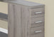 I 7134 Computer Desk - Dark Taupe Left Or Right Facing Corner - Furniture Depot