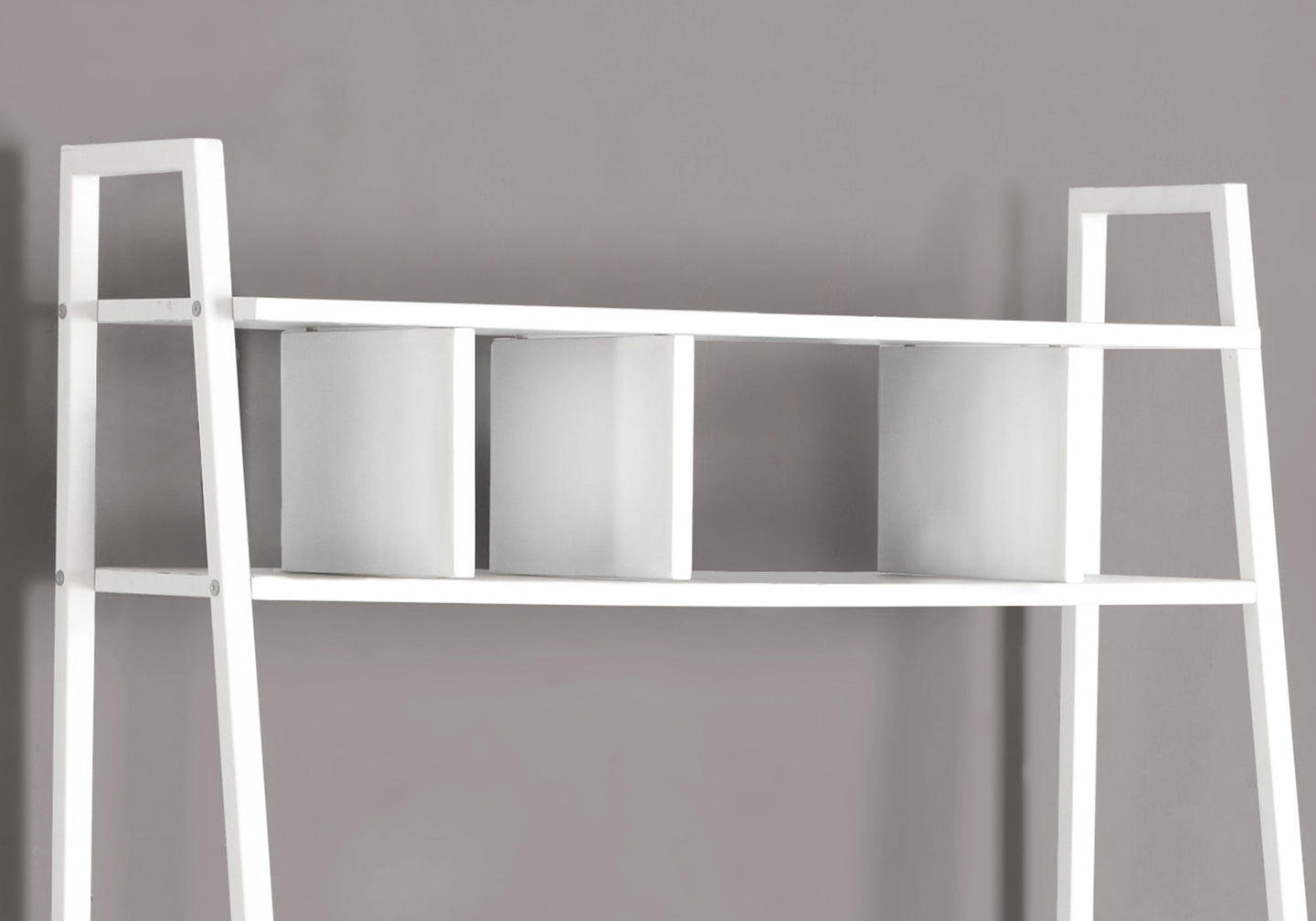 I 7163 Computer Desk - 32"L / White Top / White Metal - Furniture Depot (7881129623800)