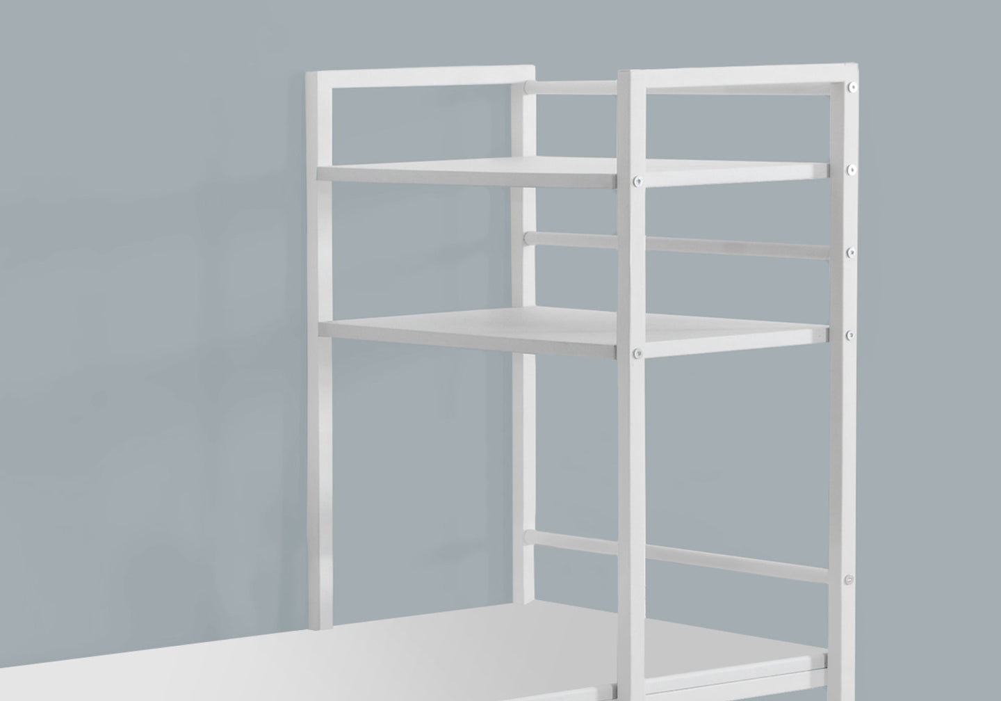 I 7165 Computer Desk - 48"L / White Top / White Metal - Furniture Depot (7881129656568)