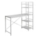 I 7165 Computer Desk - 48"L / White Top / White Metal - Furniture Depot (7881129656568)