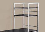 I 7166 Computer Desk - 48"L / Espresso Top / Silver Metal - Furniture Depot (7881129689336)