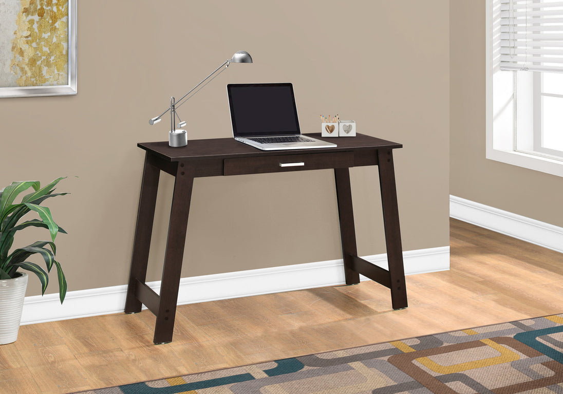 I 7190 Computer Desk - 42"L / Espresso With A Storage Drawer - Furniture Depot (7881129787640)