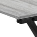 I 7196 Computer Desk - 55"L / Grey Top / Black Metal Corner - Furniture Depot (7881129984248)